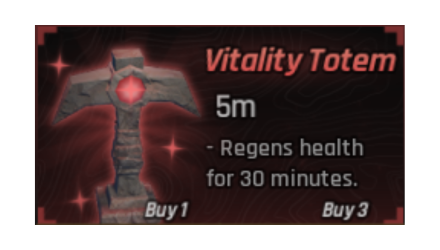 VITALITY TOTEM x3